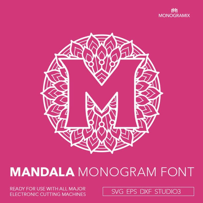 Initial Mandala Svg - 78+ File for DIY T-shirt, Mug, Decoration and more