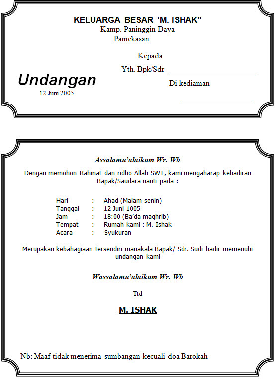 Contoh Kata Sambutan Syukuran Menempati Rumah Baru