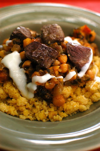 Moroccan lamb with gf couscous