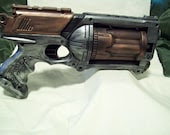 Silver and Copper STEAMPUNK NERF MAVERICK With Skull Victorian Gothic Pirate Post Apocalyptic - SteampunkWasteland