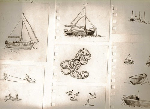 Bere Peninsula boat sketches