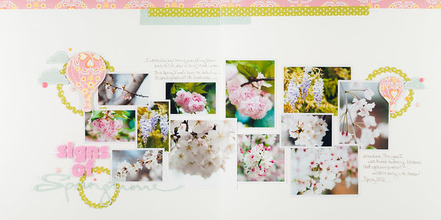 blue skies layout