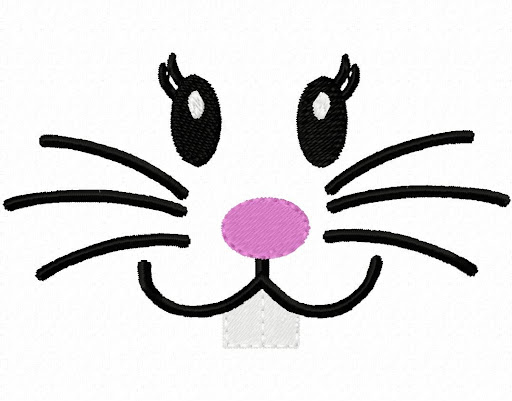 Bunny Face Clipart : 6 Best Images of Printable Bunny Eyes - Easter