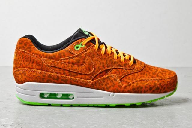 air max 1 orange leopard