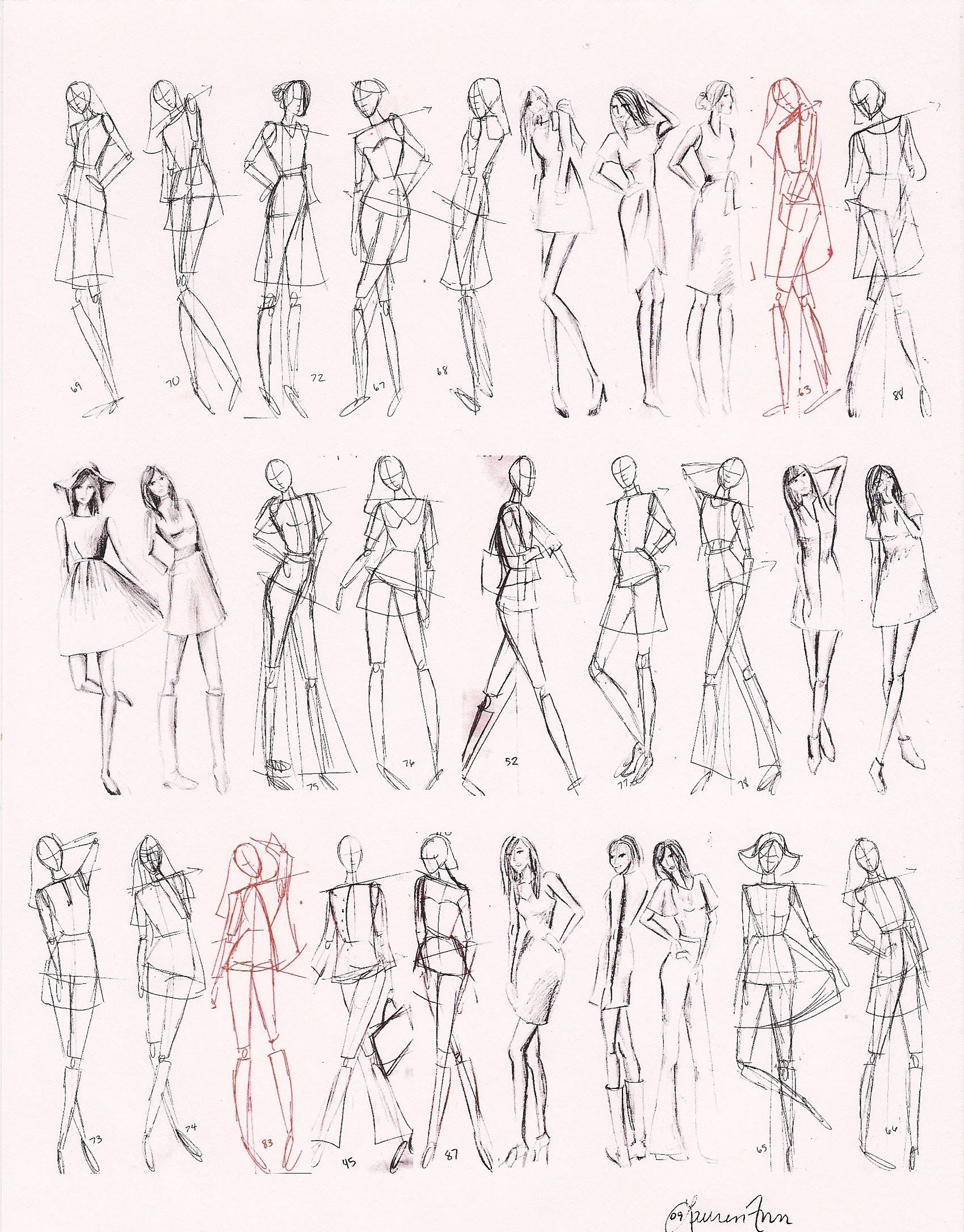 Cute How To Draw Fashion Sketches Step By Step Pdf 