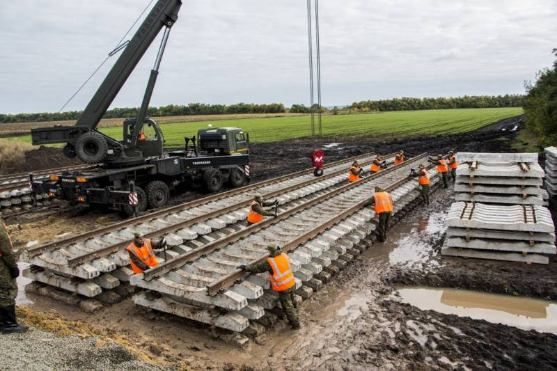 Resultado de la imagen para las tropas ferroviarias de Rusia