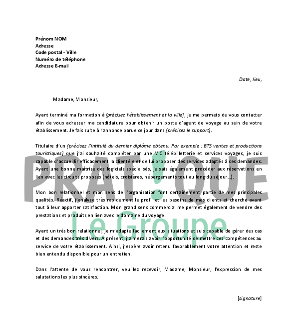 Lettre De Motivation Commercial Produit Bio  Ini Huruf l