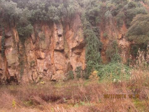 Parte de la cantera de la Foixarda