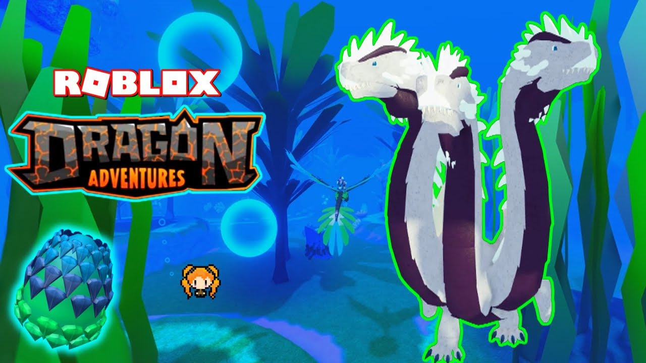 Roblox Dragon Adventures Ocean Map How To Get Coins Fast Tundra Hatching Ocean Egg 3 Headed Dragon - roblox id ocean