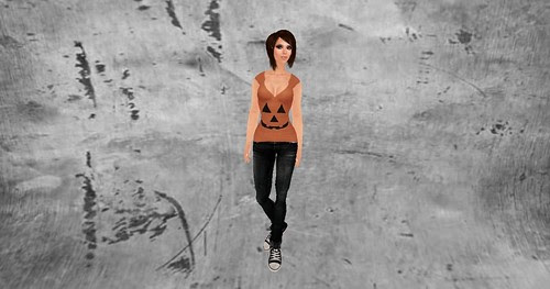Treat 3 fri.day pumpkin shirt
