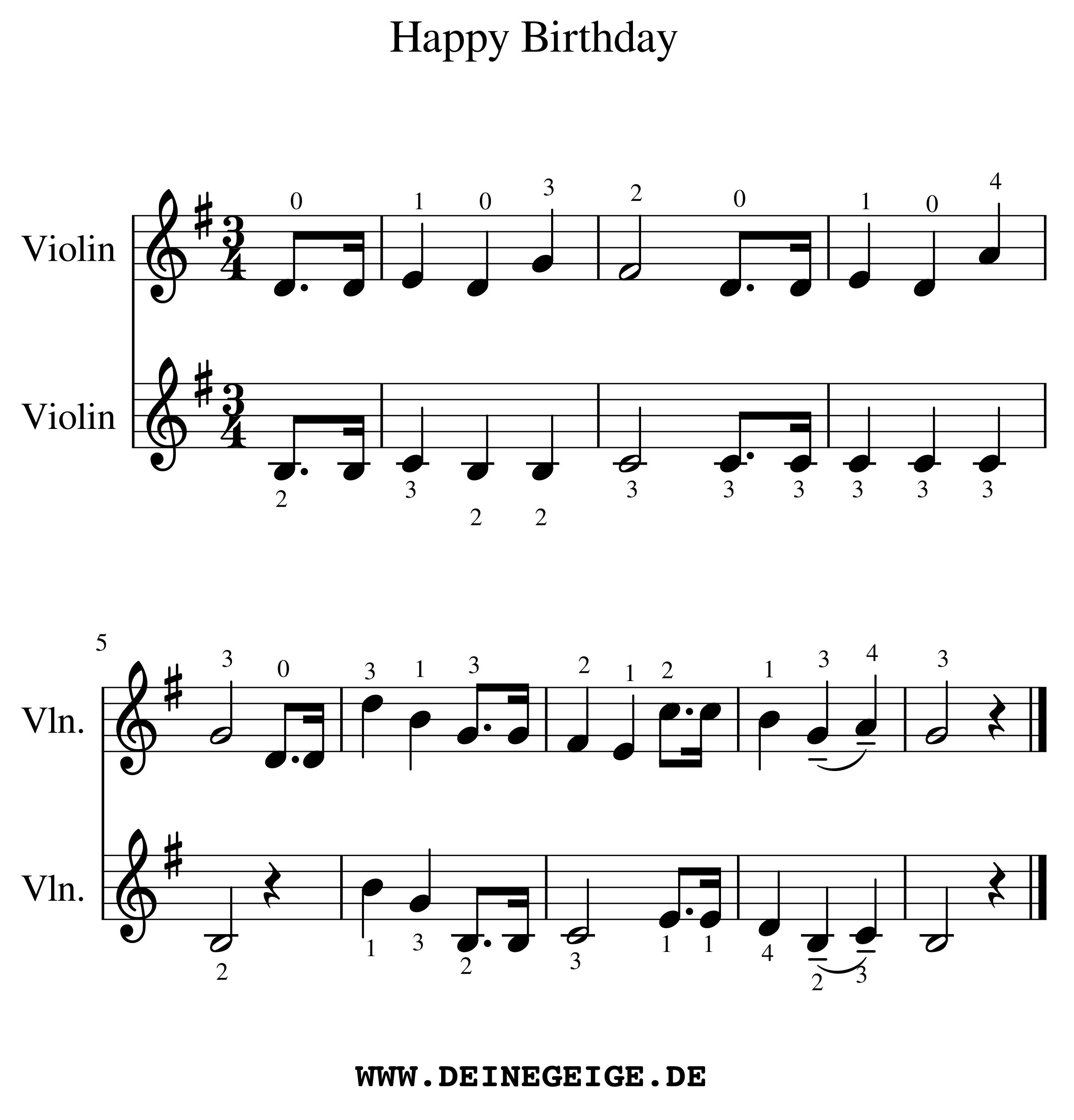 Zum Geburtstag Viel Glück Noten Naim Minhas