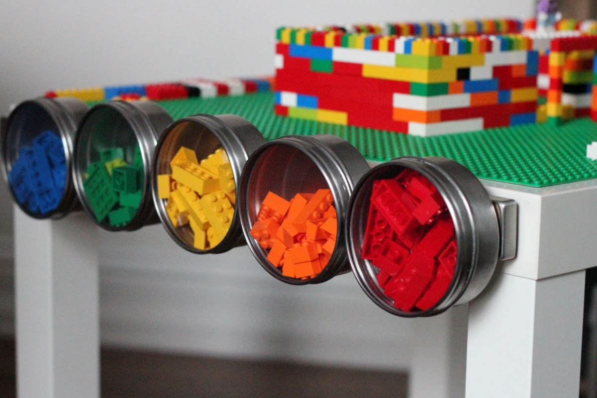 lego table ideas with storage