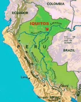 Images and Places, Pictures and Info: peru amazon rainforest map