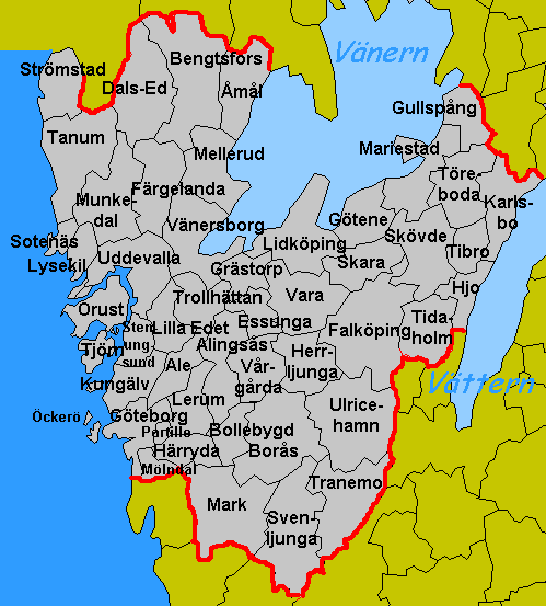 Vestre Gøtaland Kart | Kart