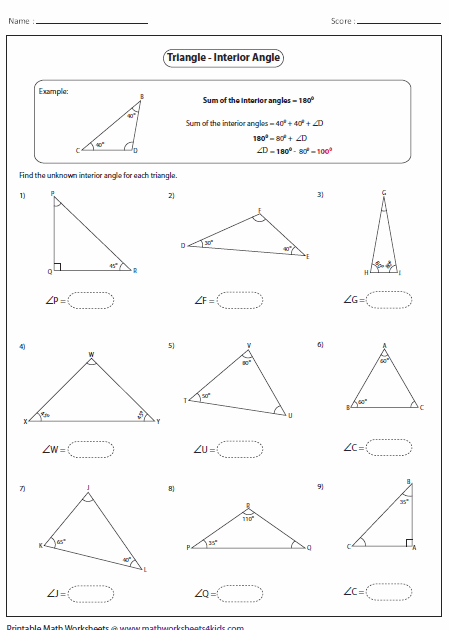 Mathworksheets4Kids Identifying Inequalities Answers - Inequalities