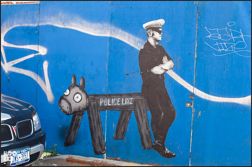 New York Street Art - Police officer