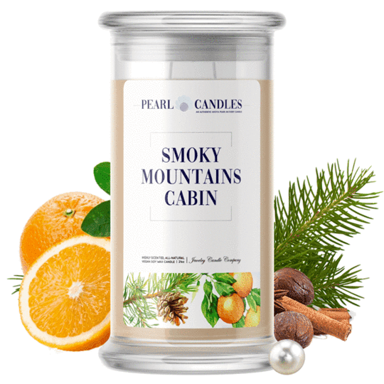 Smoky Mountains Cabin Pearl Candle #JewelryCandles #FallScents #FallFavorites #AutumnCandles