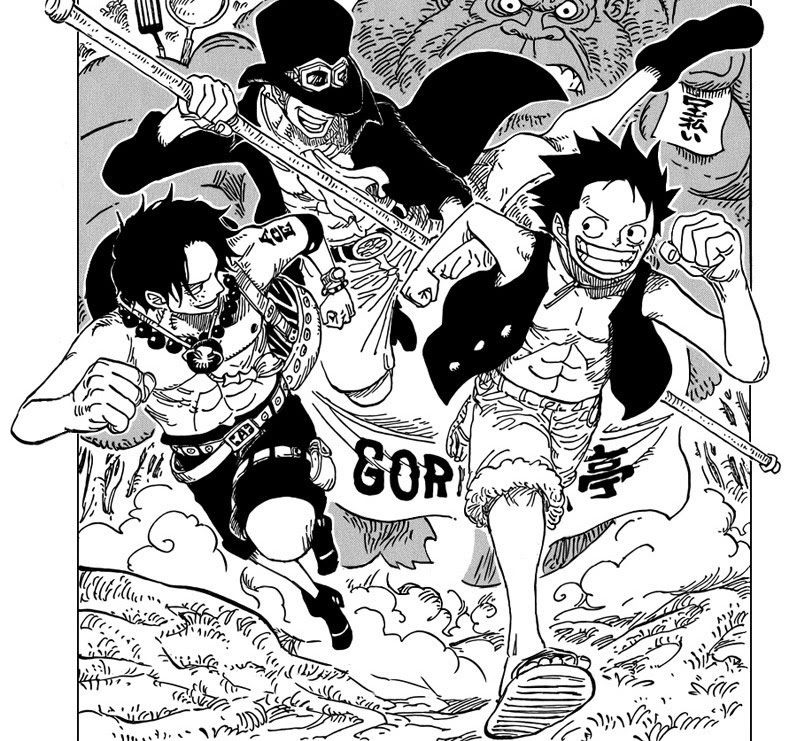 Luffy Gear 4 Noir Et Blanc