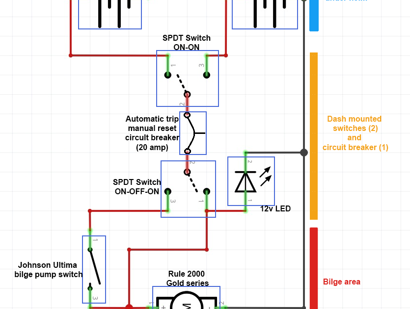 19 Images Johnson Bilge Pump Float Switch Wiring Diagram