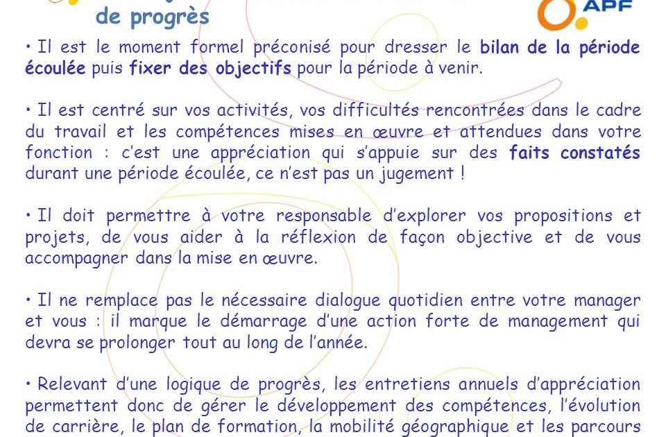 Exemple D Objectif Pour Entretien Annuel  Le Meilleur Exemple