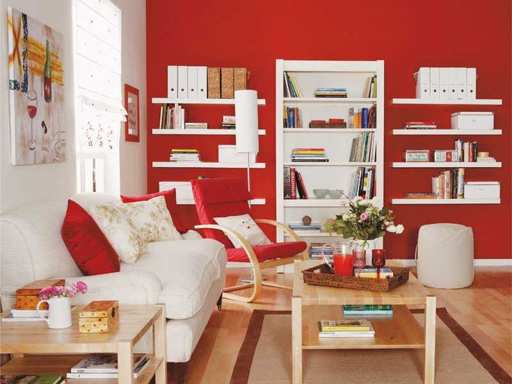 Cuando el rojo es utilizado en la decoración | Diseño de interiores ...