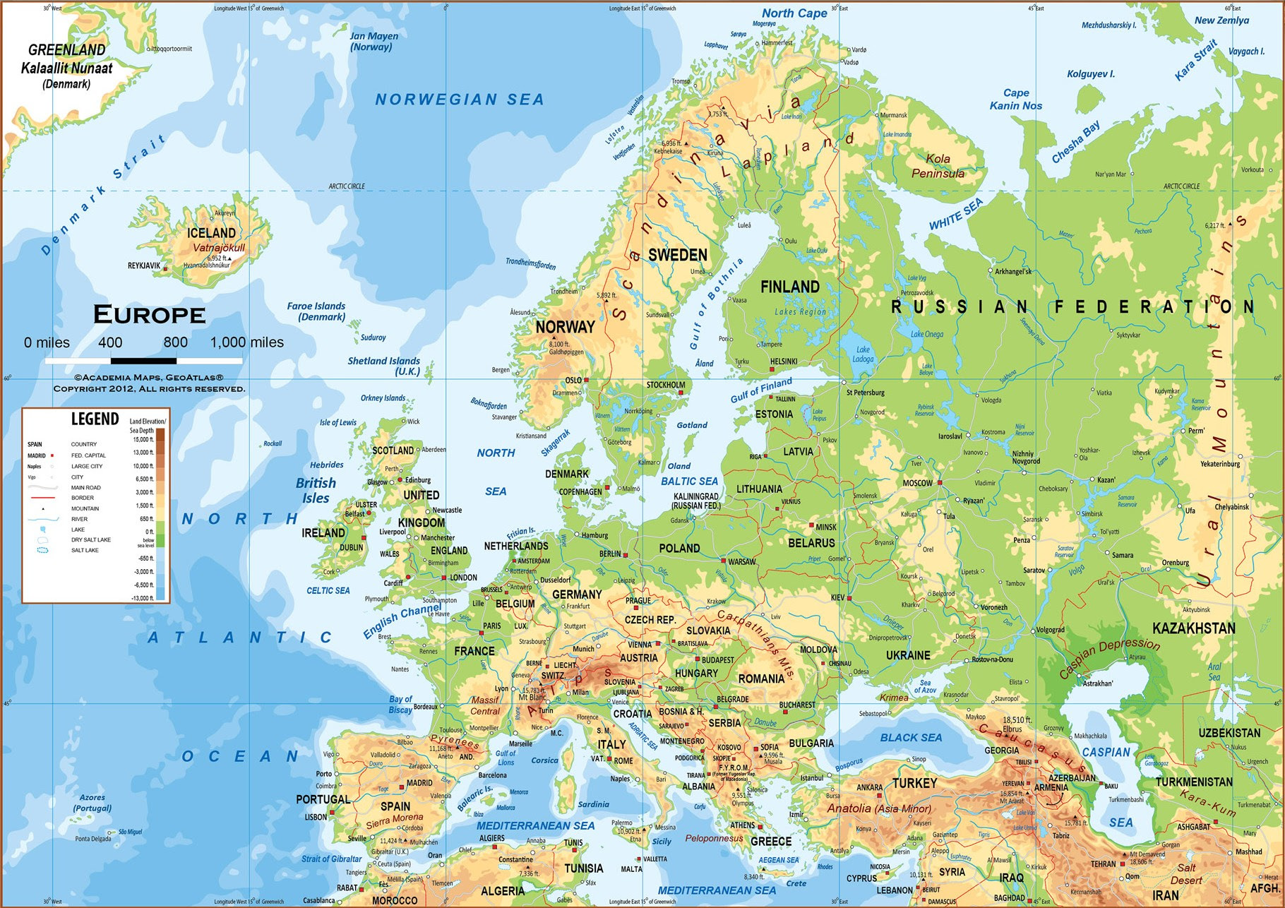25 Nuevo Mapa Geografico Europa