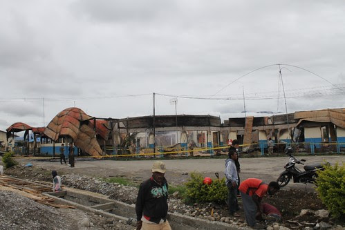 Kebakaran Bandara Wamena (WMX Airport)