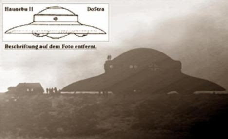 True or false? These images have been published on the internet and claim to be the prototype of a German UFO
