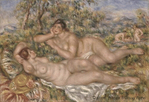 Les baigneuses, Pierre Auguste Renoir, 1918-1919
