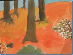 Δάσος. Ζωγραφική με τέμπερες, λαδοπαστέλ, ακουαρέλα (2)