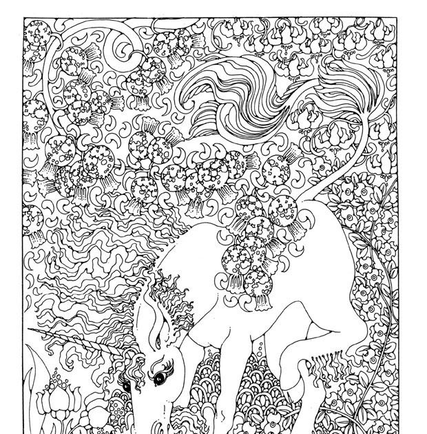 Realistic Unicorn Colouring Pages For Adults / This chart may be used