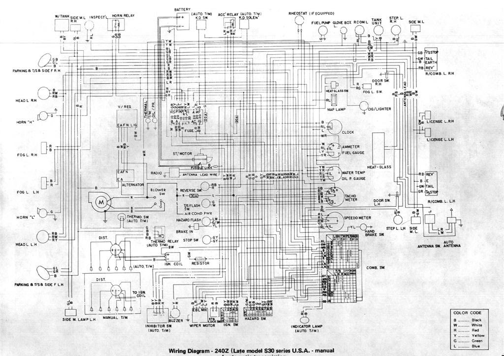 1977 Datsun 280z Wiring Diagram