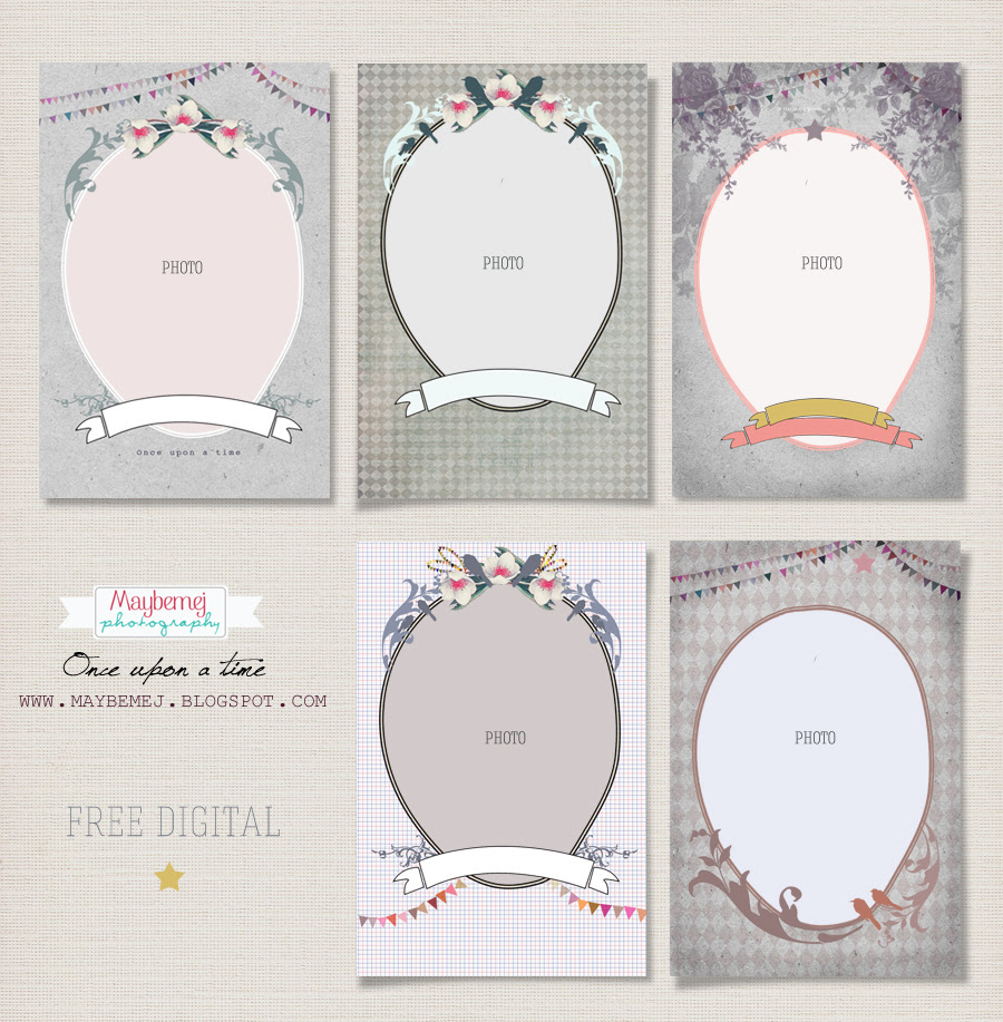 Digital freebie. Once-upon a-time-badge