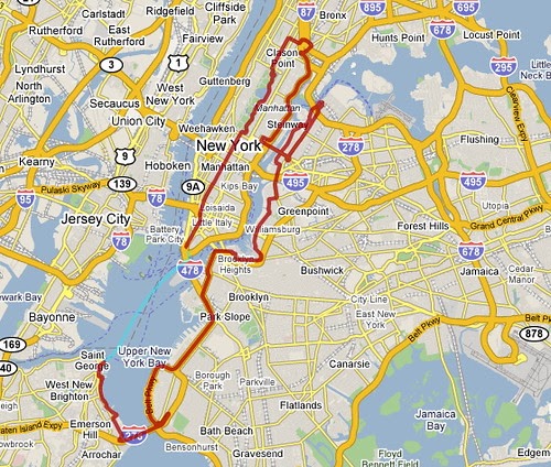 nyc 5 boro bike tour 2023 route
