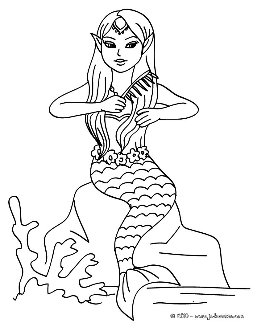 Belle Coloriage La Petite Sirene 2 | Haut Coloriage HD ...