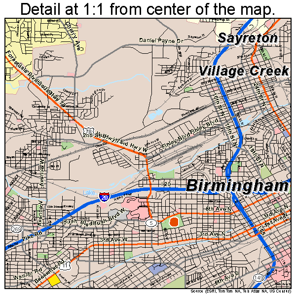 Alabama Zip Code Map