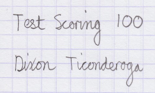 Test Scoring writing sample