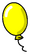 Yellow Balloon Pin