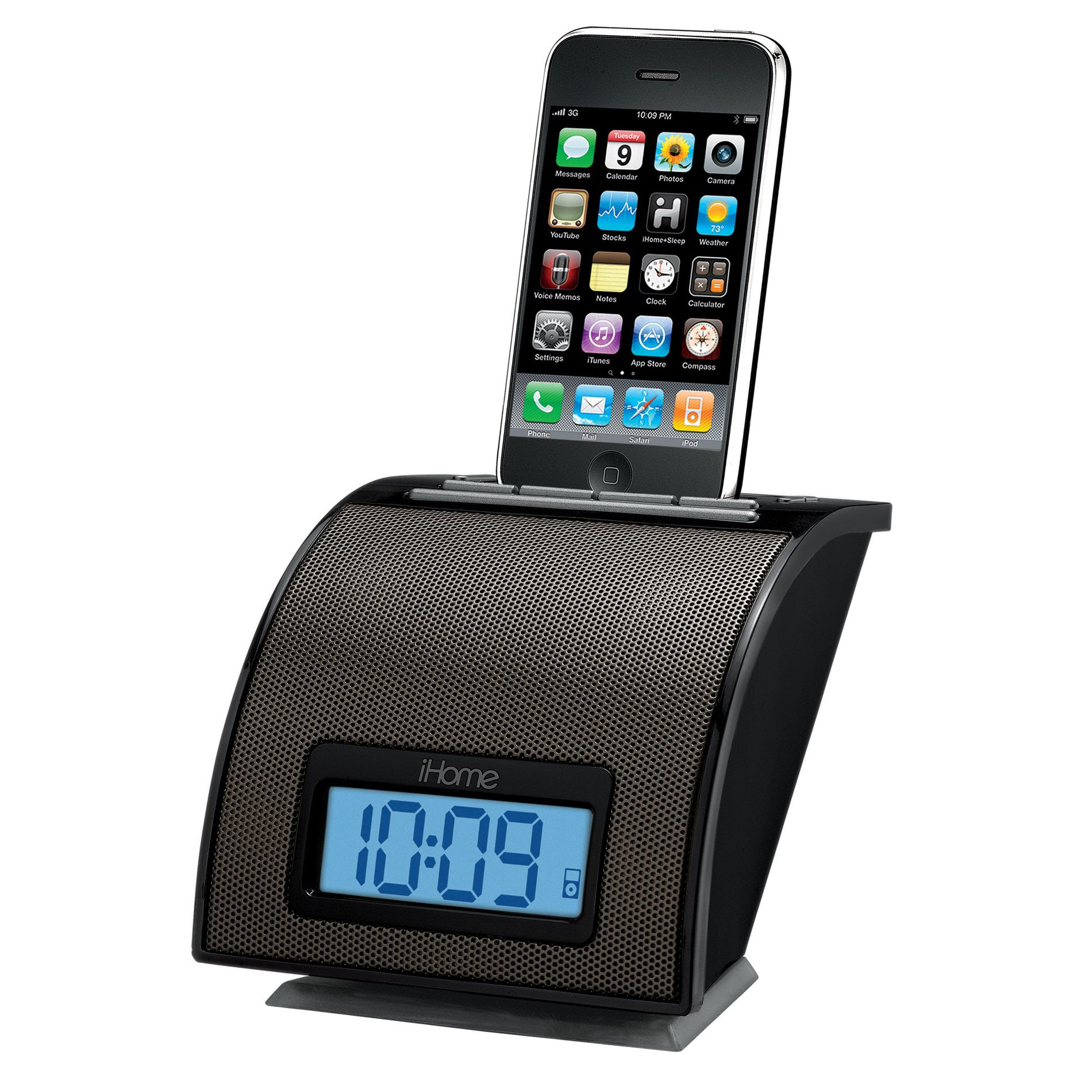 inside bose sounddock Review iHOME iP11 Spacesaver Alarm Clock for