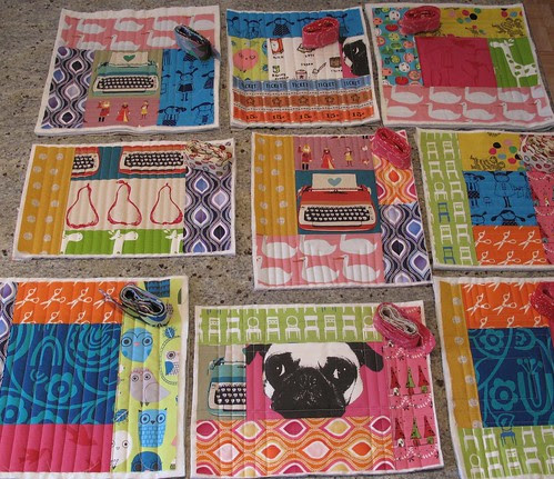 potholders ready to bind by cat&vee