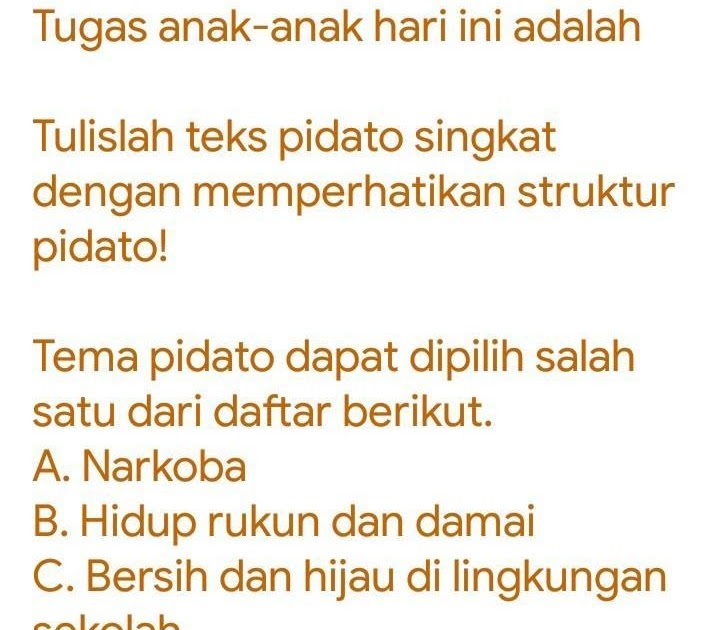 Contoh Pidato Persuasif Tentang Hidup Rukun Dan Damai