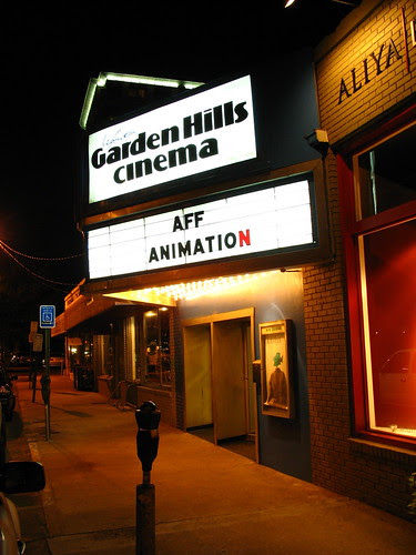 Animation Extravaganza: Marquee at night
