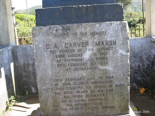 G.A. Carver Marsh's foot note