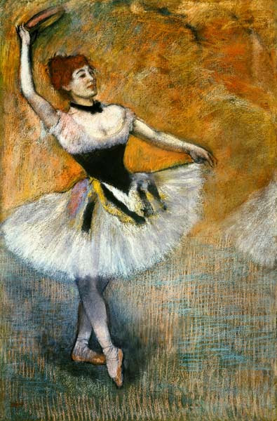 Edgar Degas - Bailarina con tamboril