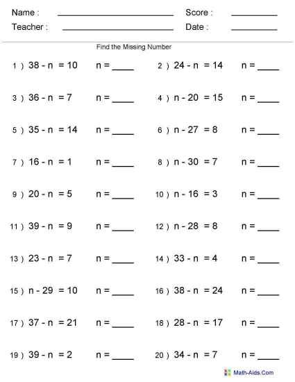 a-banker-s-unknown-numbers-worksheet-for-kids
