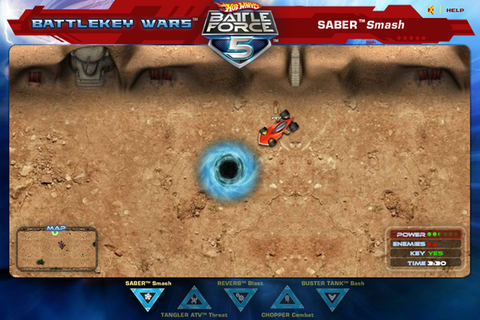 Hot Wheels Battle Force 5 Games Saber Smash | Gameswalls.org