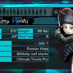 Danganronpa V3 Ryoma Hoshi Beta Design - The correct answer rate of the