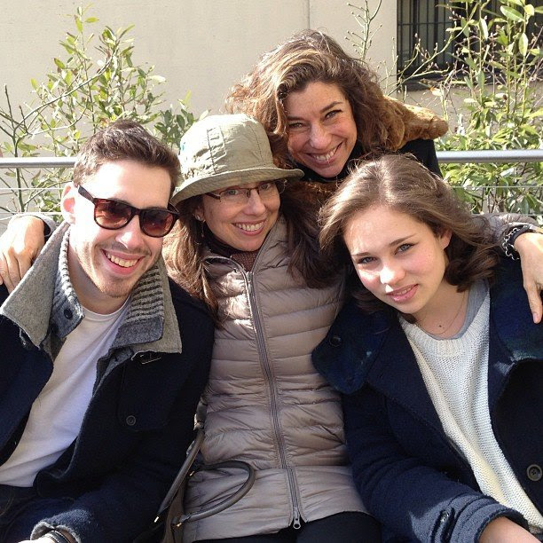 Cosimo, Alessandra, eu e Allegra, foto da Mamisa!