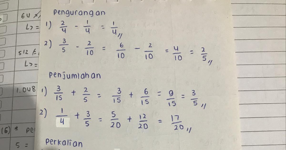 Contoh Soal Perbandingan Dan Jawabannya