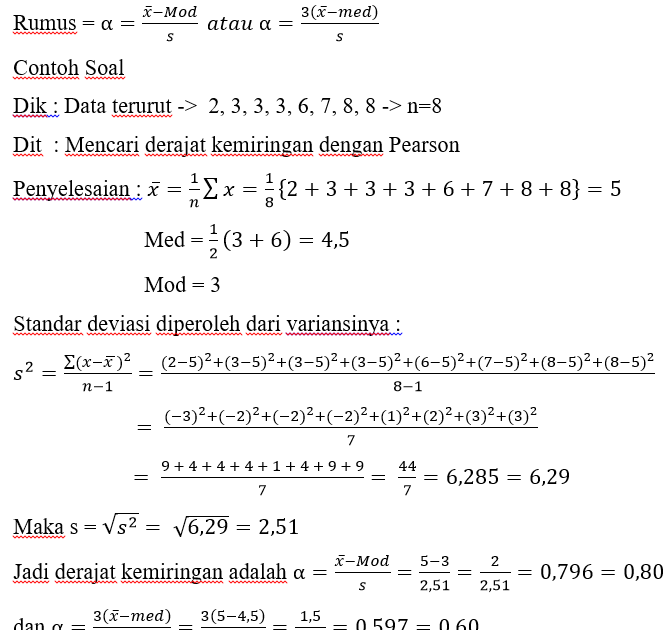 Contoh Soal Dan Jawaban Koefisien Kontingensi